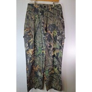 Vtg FIELD STAFF Mossy Oak Camouflage Cargo Pants Women's M 32x31 Hunting Outdoor